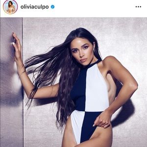 Volcano B&W Simply Rib One Piece Swimsuit